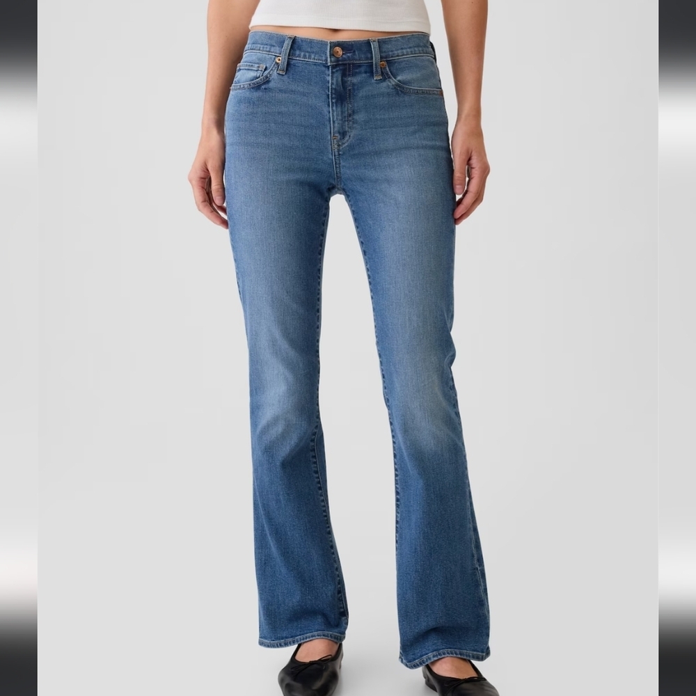 GAP Perfect Boot Mid Rise Jeans - Picture 3 of 16